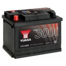 Akumulator YUASA Black 12V 60Ah 550A L+ YBX3078